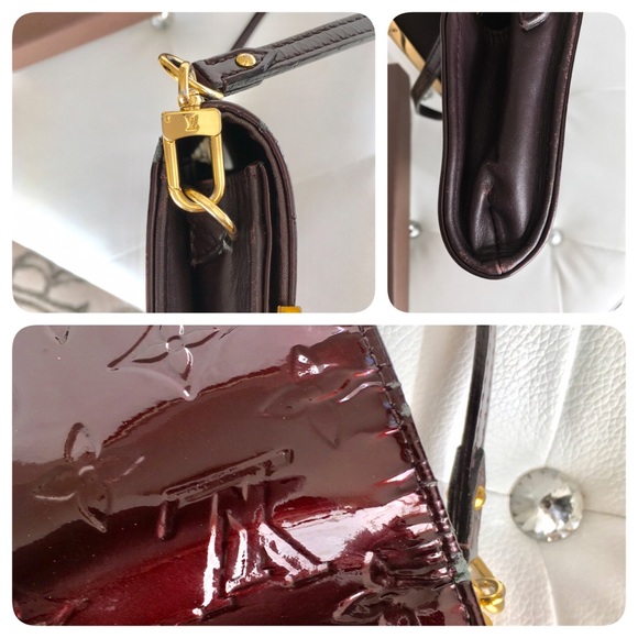 LV Rossmore MM Amarante w/ extra chain listing #1 - Picture 6 of 8